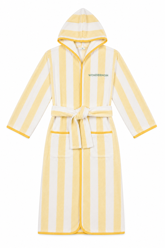 Peignoir Wondermum en coton biologique Pedro Pear – édition limitée