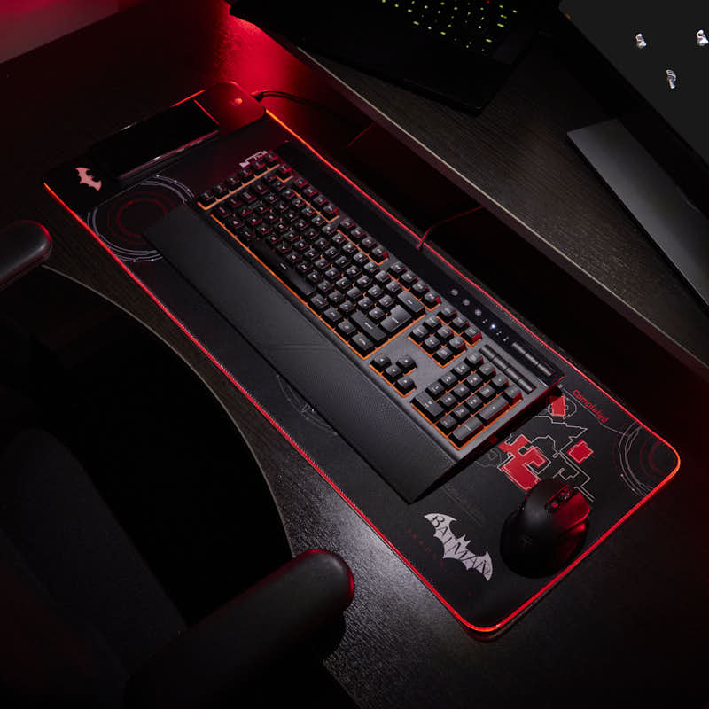 Tapete de juego gigante y cargador de móvil - Batman Arkham