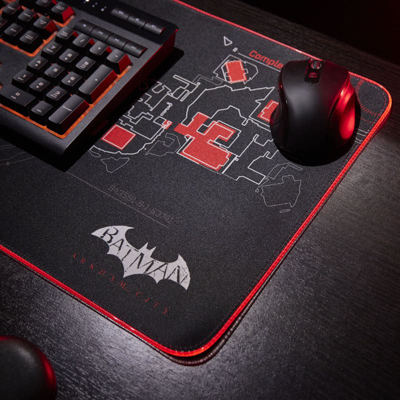Tapete de juego gigante y cargador de móvil - Batman Arkham