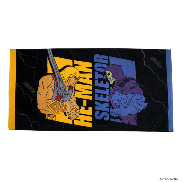 Serviette de plage Musclor & Skeletor
