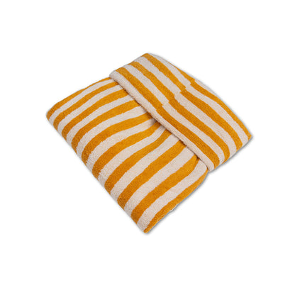Beach Poncho - Yellow/White - Flow - 65 x 65 cm