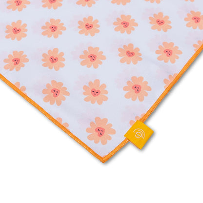 Beach Towel Microfiber - Multicolor - Floral Love - 135 x 65 cm