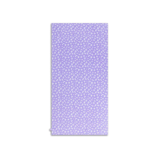 Beach Towel Microfiber - Lila - Leopard - 135 x 65 cm