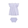 Beachwear Girls Dress - Muslin - Lilac - Leopard