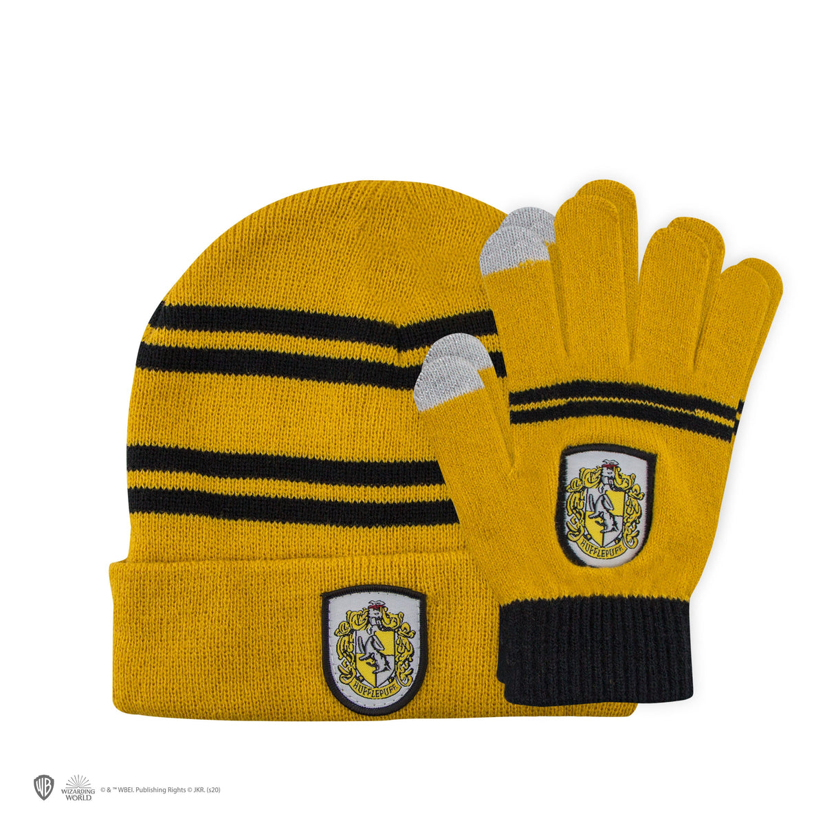 *Hufflepuff Kids' Beanie & Touchscreen Gloves Set