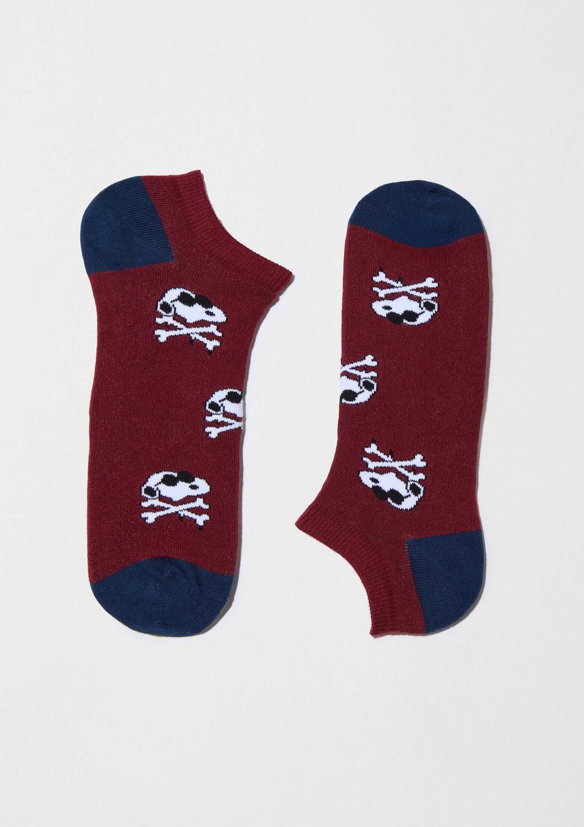 BeSnoopy Skull Burgundy Ankle