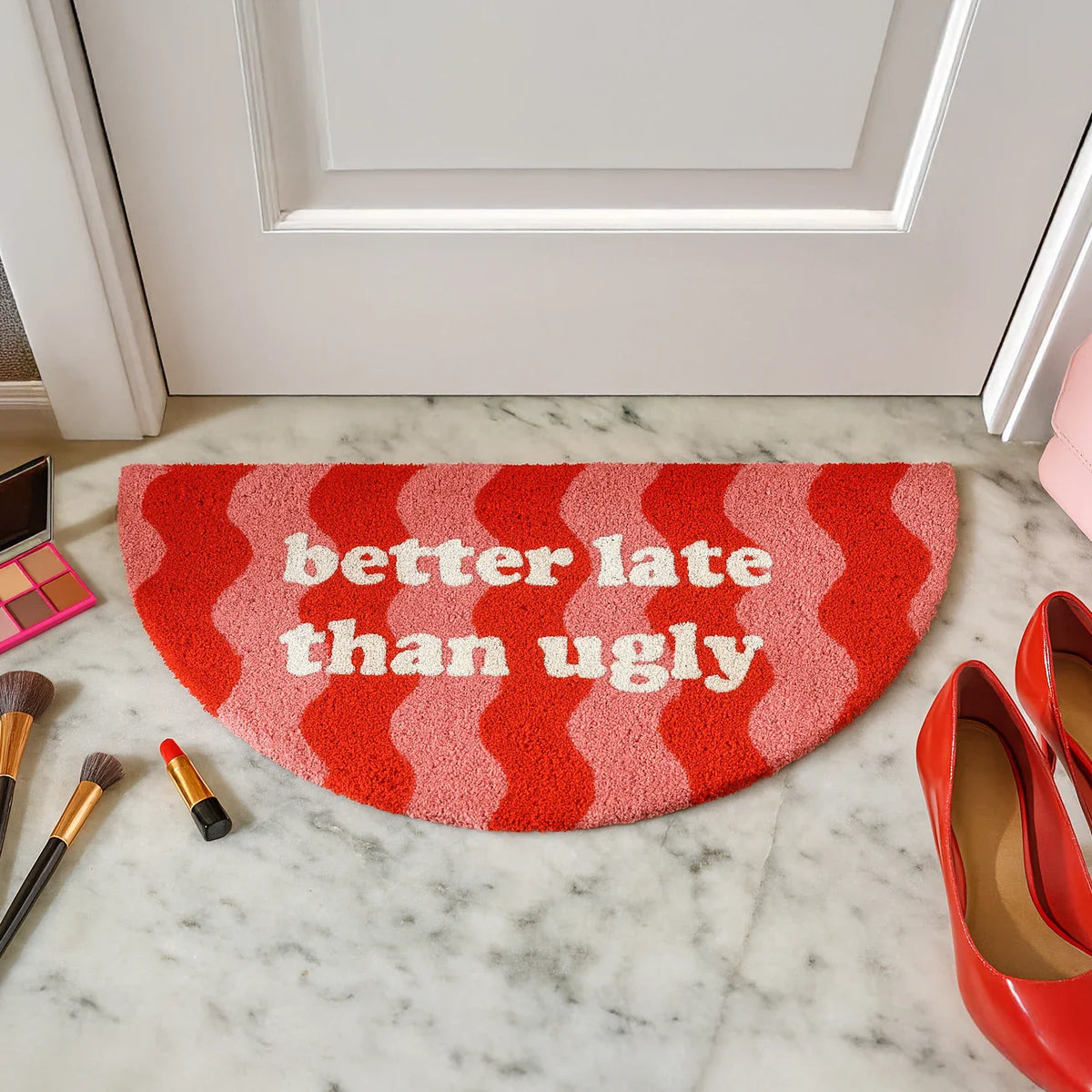 Paillasson « Better late than ugly » Vagues
