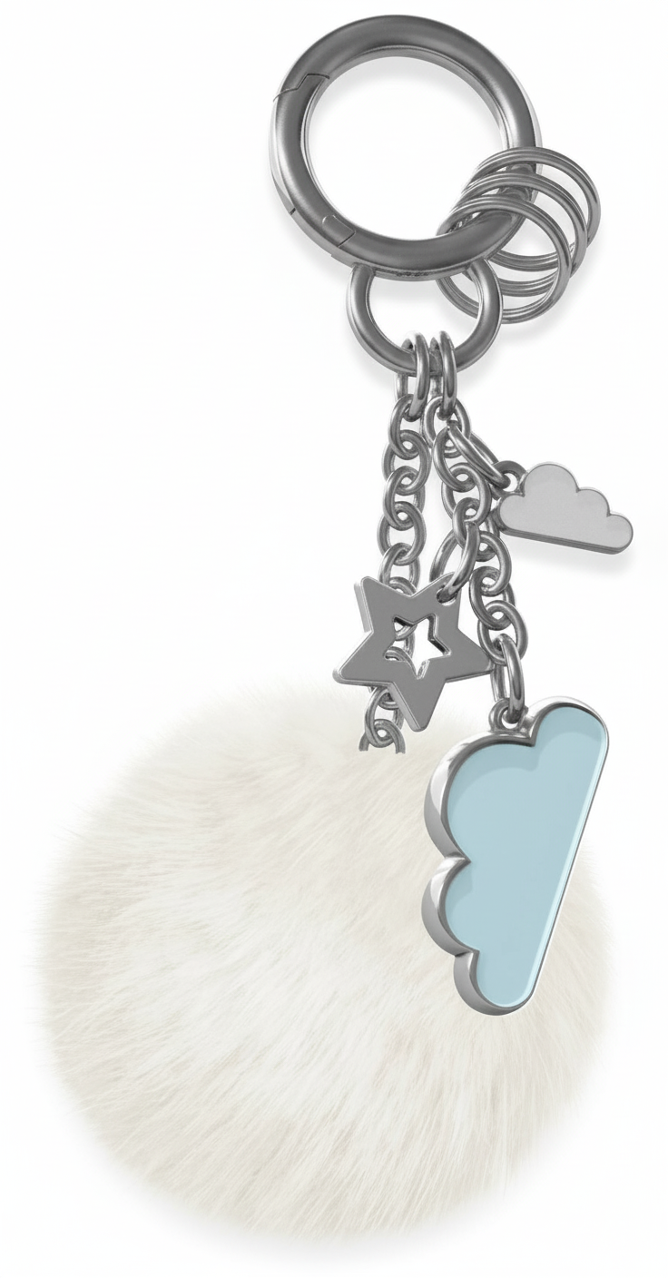 Joias de bolsa de nuvem azul