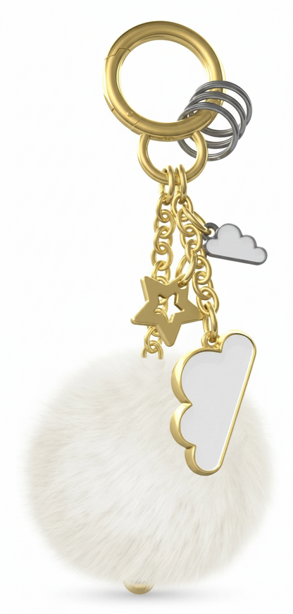 Golden cloud bag jewelry