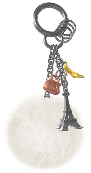 Jóias de banco de turismo de prata Eiffel