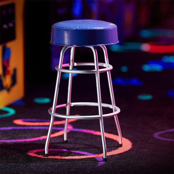 Quarter Arcade Bar Stool Bleu