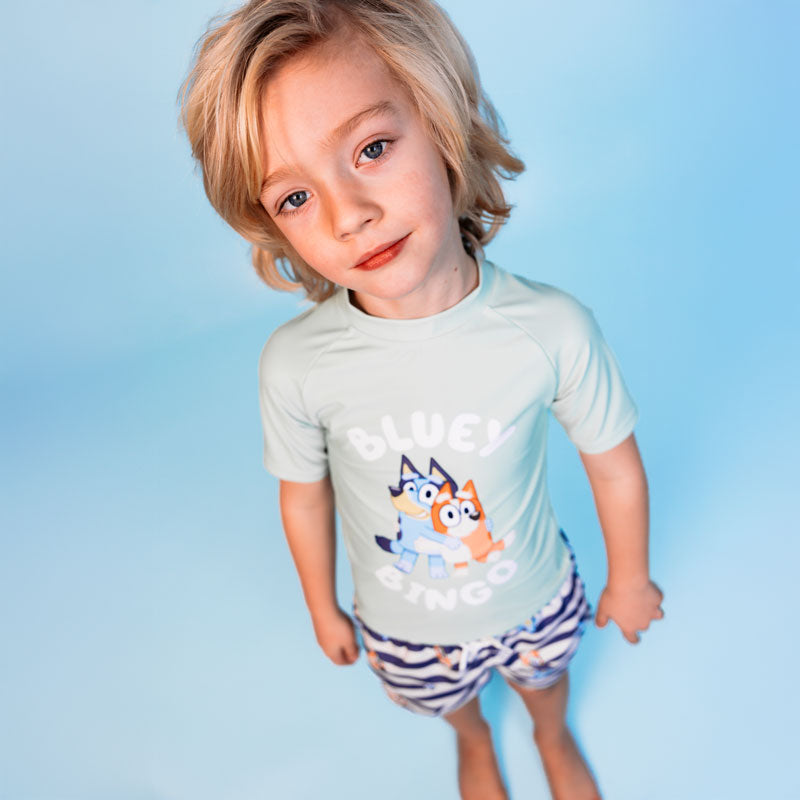 Bundle Swimwear - Blue/White/Green - Bluey