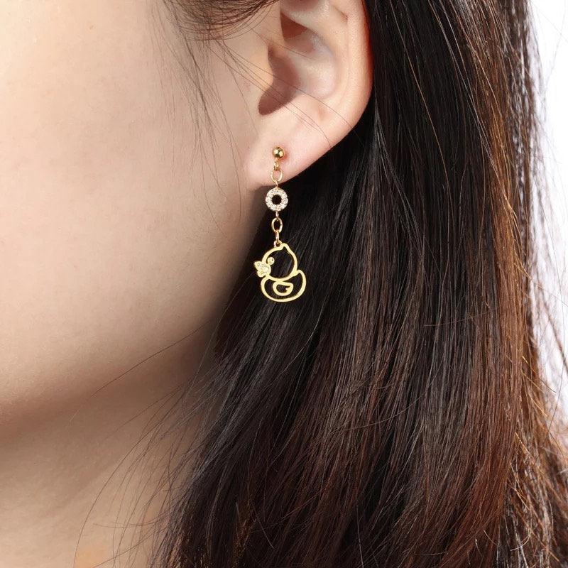 Boucles d'Oreilles Canard B.Duck