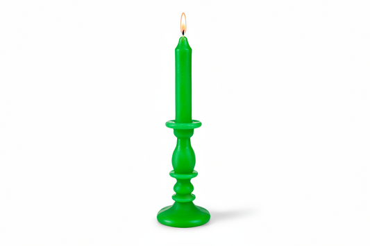 Green candle candle