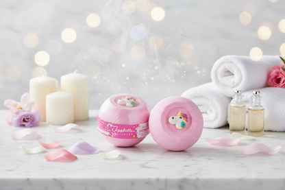 Boule effervescente pour le bain - Rêve Licorne