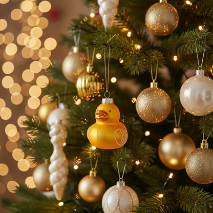 Duck Christmas bauble