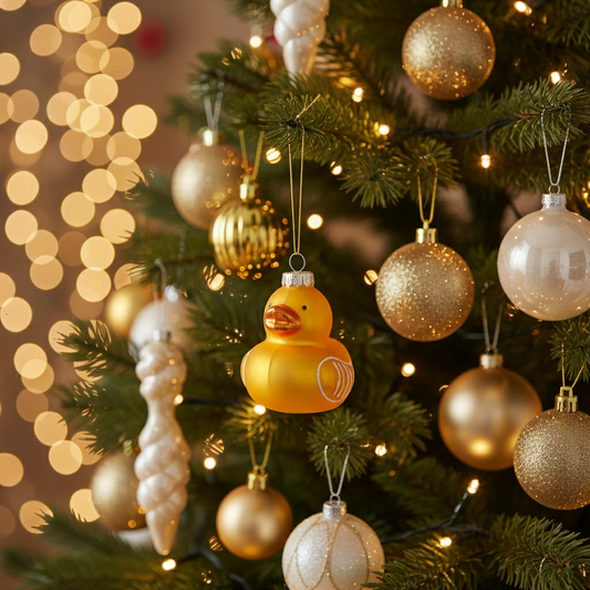 Duck Christmas bauble