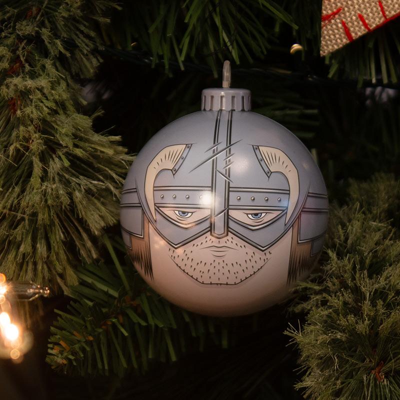 Dovahkiin Christmas ball