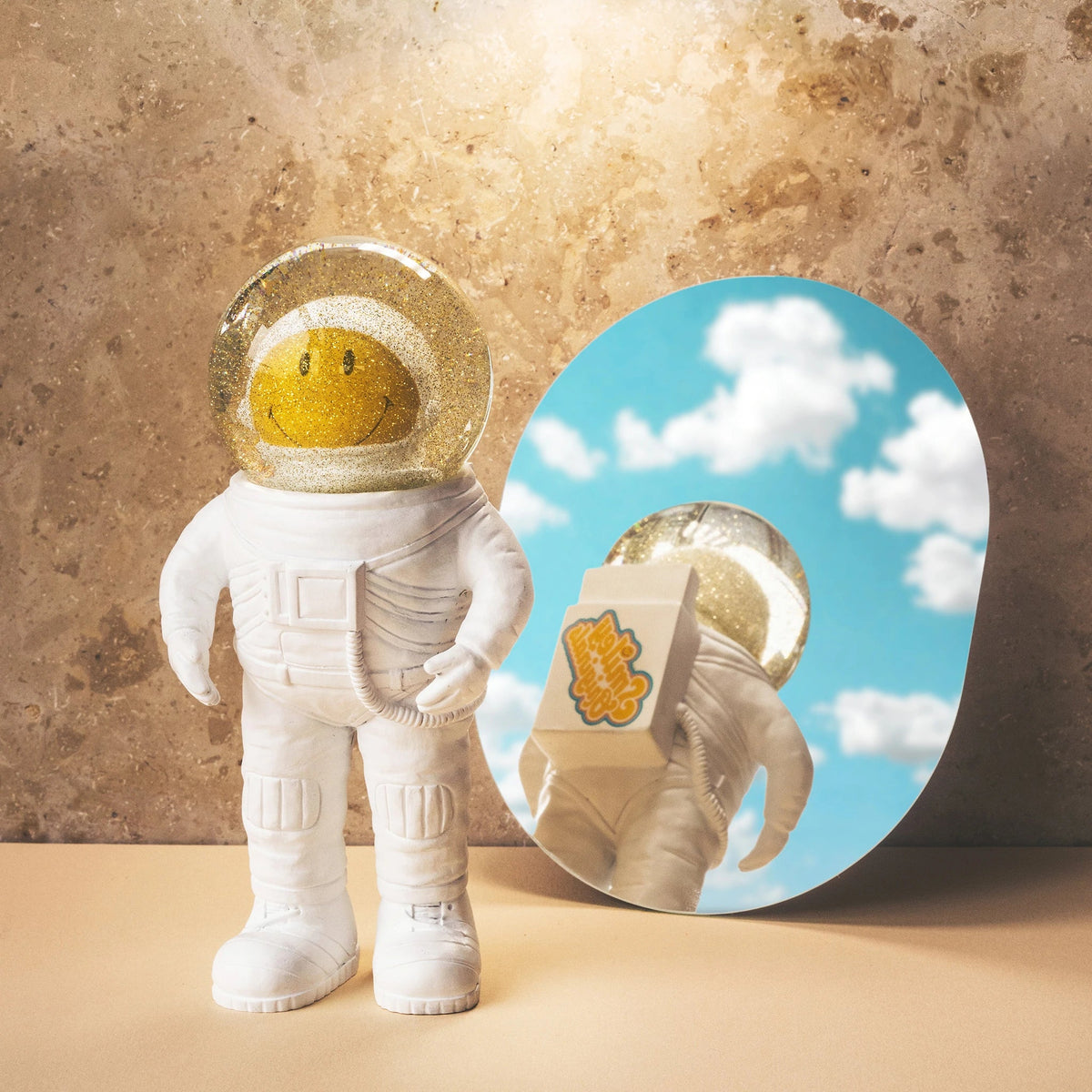 Boule à Neige Astronaute SMILEY