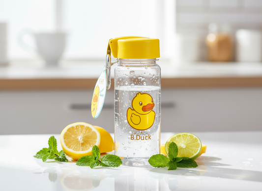 Botella de pato amarillo