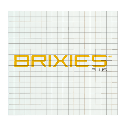 BRIXIES Plus Bedruckte Puzzle Platten nach Wunsch Weiß 20x20 Noppen (16x16 cm)