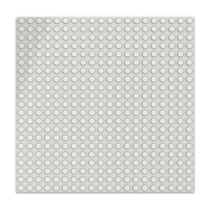 BRIXIES Plus Bedruckte Bauplatten nach Wunsch Weiß  32 x 32