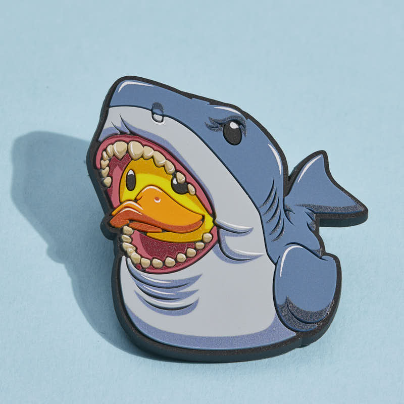 TUBBZ Jaws Bruce de haai – rubberen pin