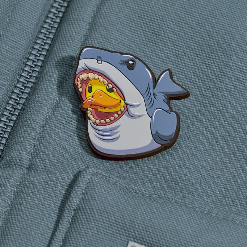 Pin's en caoutchouc TUBBZ Bruce le requin (Les Dents de la mer)