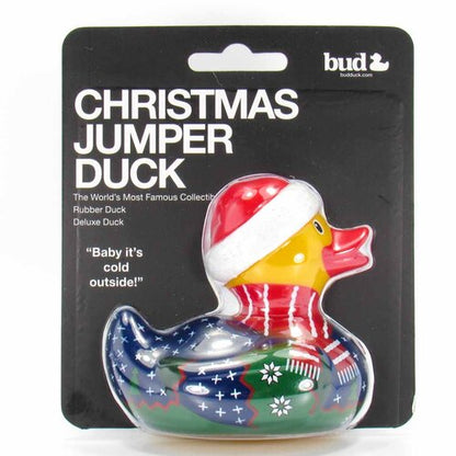 Pato suéter de Navidad