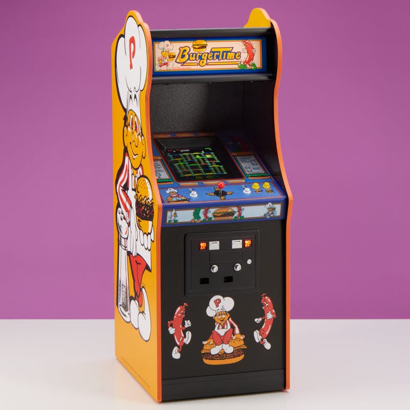Data East BurgerTime Quarter Size Arcade Cabinet