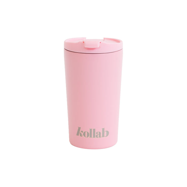 Tazza termica rosa pastello 