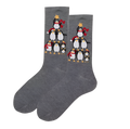 Chaussettes Pingouins Sapin de Noël