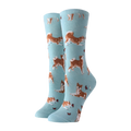 Chaussettes Shiba Inu et Papillons