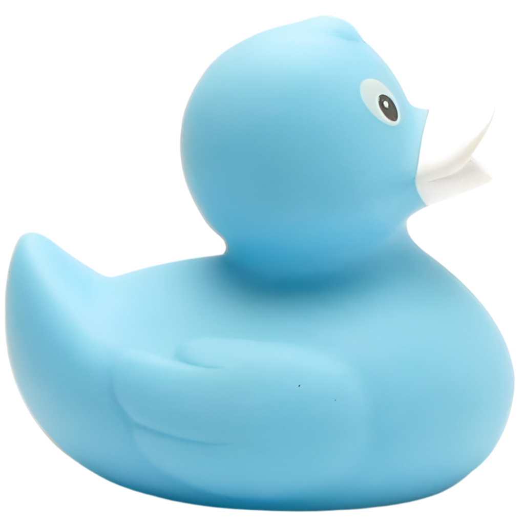 Pato Azul Celeste Clássico