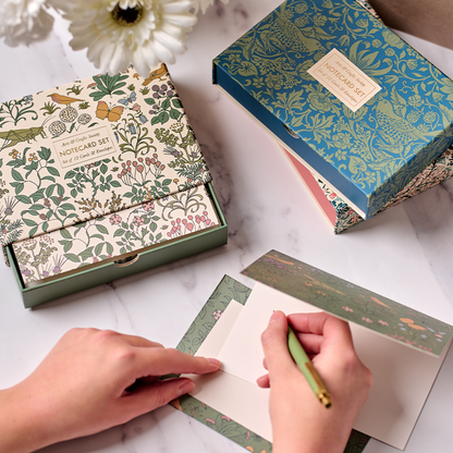 Coffret de 12 cartes et enveloppes Apothercary Garden