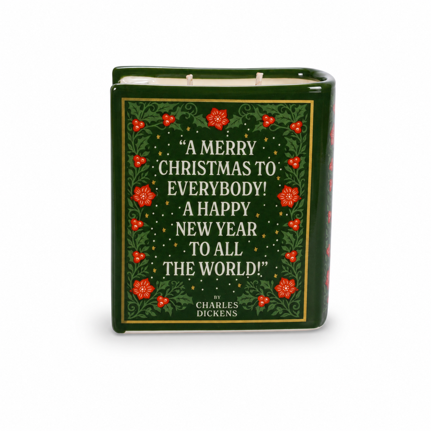 Bougie livre Un chant de Noël