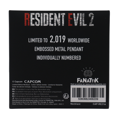 Collier Resident Evil 2 - Claire Redfield (Édition Limitée)