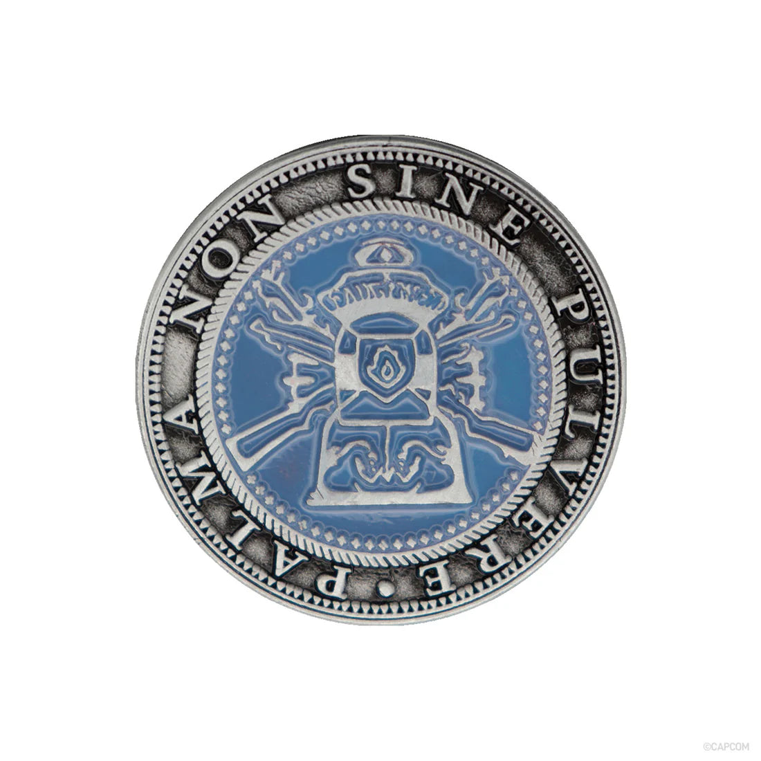 resident evil 4 set of two metal shooting gallery tokens fanattik