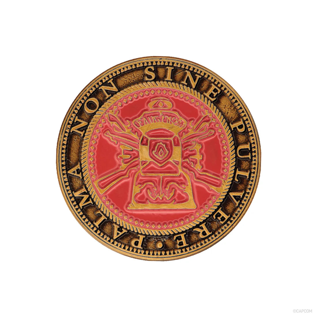 resident evil 4 set of two metal shooting gallery tokens fanattik