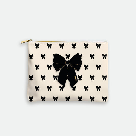 Black Bow - Pouch Bag