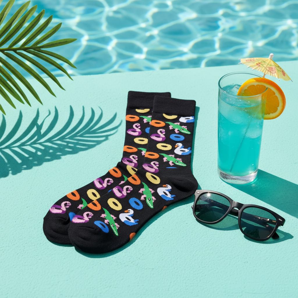 Calcetines flotantes para piscina