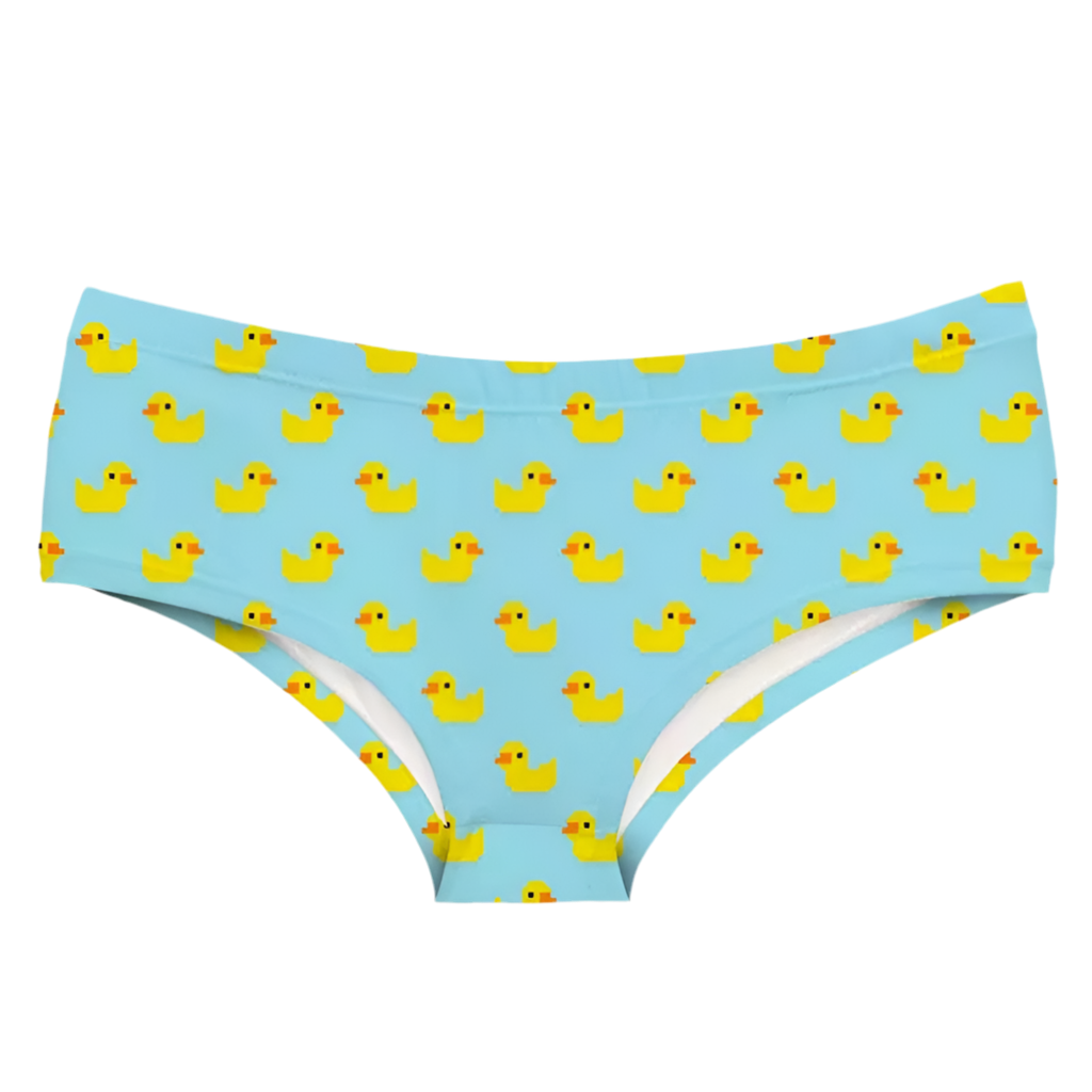 Pantalones de baño de pato amarillo