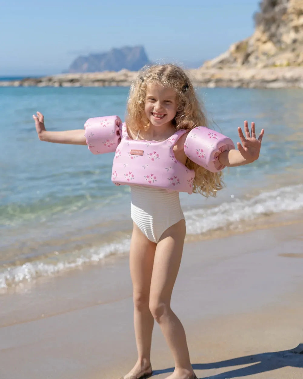 Chaleco flotador infantil con mangas – CLOVER