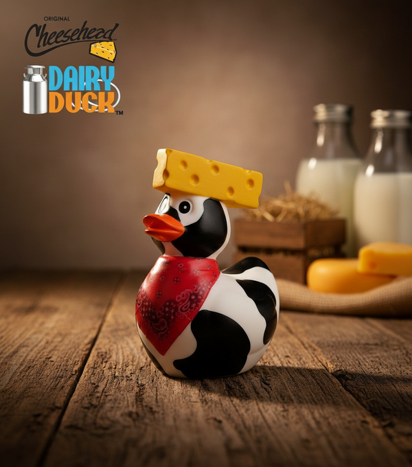 Mucca anatra testa di formaggio