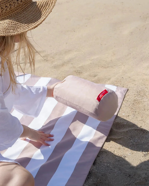Cojín hinchable de playa microfibra – CAMILLE