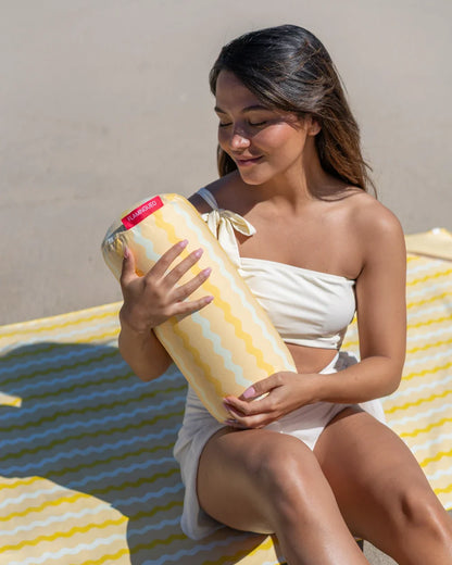 Cojín hinchable de playa microfibra – BRISDA