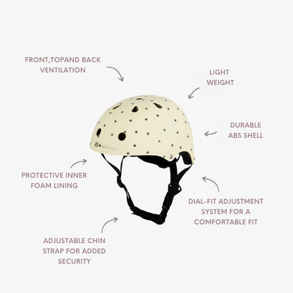Casque enfant Banwood Bonton R crème