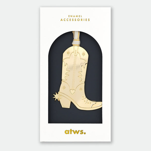 Gold Santiag - Christmas ornament