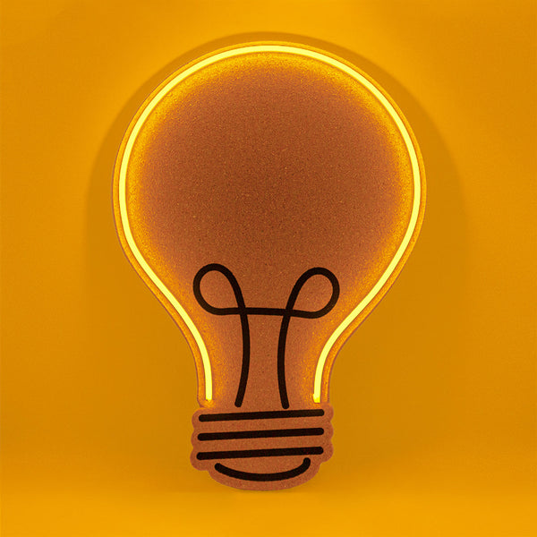 Tableau en li﻿ège avec LED - Ampoule