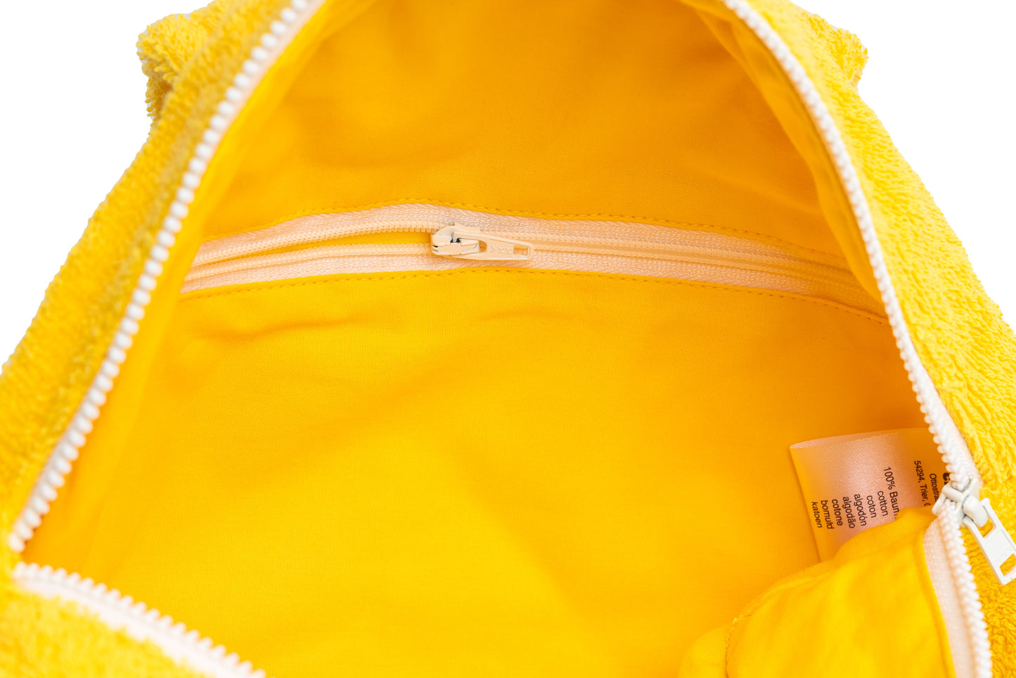 Sac à dos Lola Citron en coton éponge